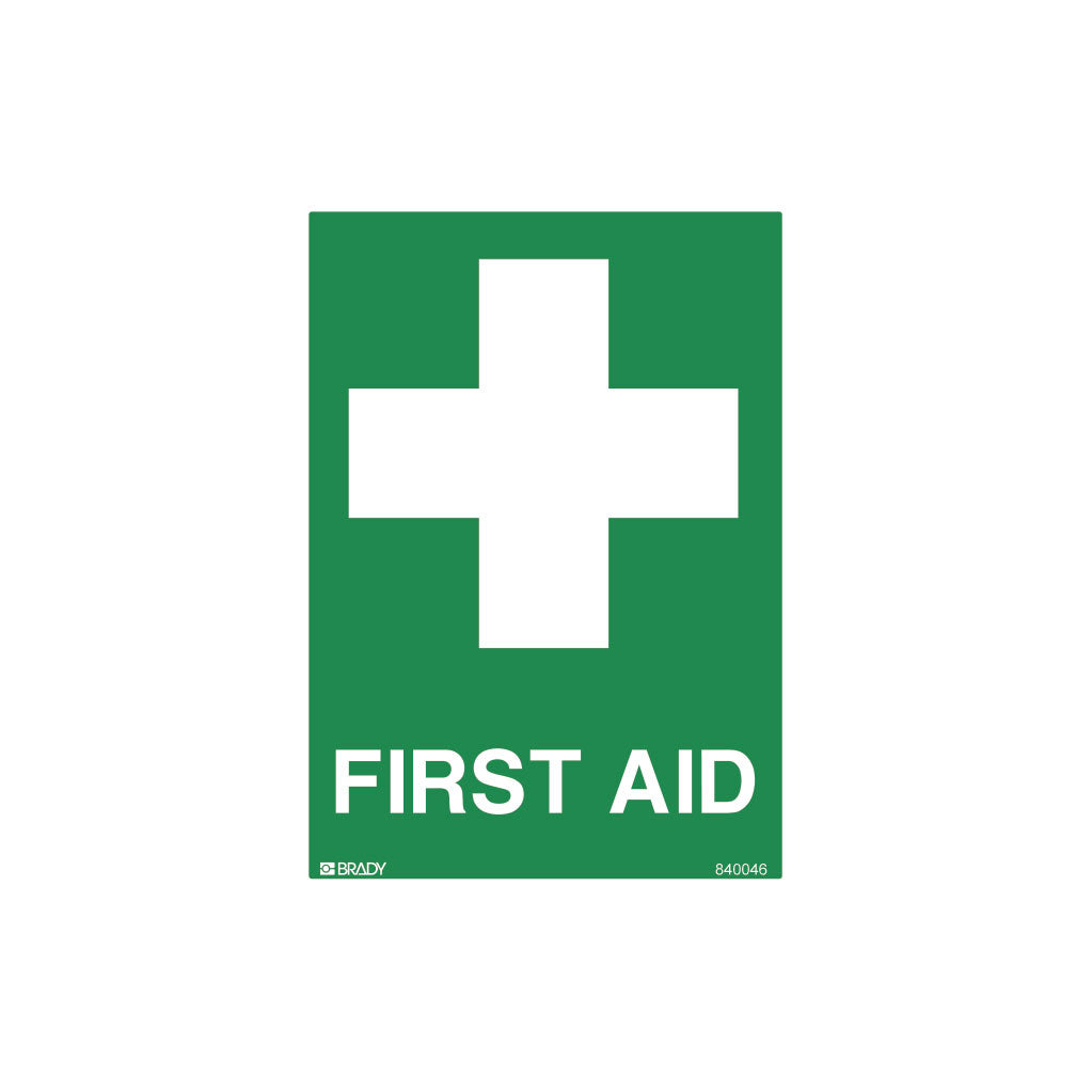First Aid Sticker 125 x 85mm