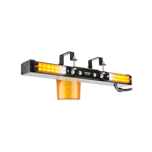 600mm long led rops lightbar with beacon stop tail reverse